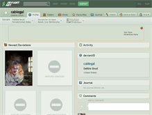 Tablet Screenshot of cablegal.deviantart.com
