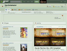 Tablet Screenshot of naruzeldamaster.deviantart.com