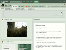 Tablet Screenshot of bee-pink.deviantart.com