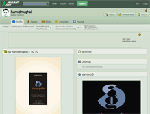 Tablet Screenshot of hamidmughal.deviantart.com