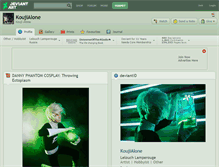 Tablet Screenshot of koujialone.deviantart.com