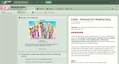Desktop Screenshot of nintendo-girls.deviantart.com