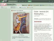 Tablet Screenshot of nintendo-girls.deviantart.com