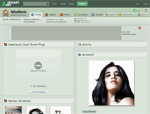 Tablet Screenshot of fafadibelo.deviantart.com