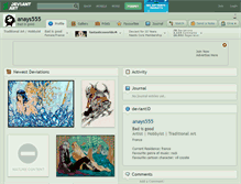 Tablet Screenshot of anays555.deviantart.com