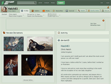 Tablet Screenshot of hatch83.deviantart.com