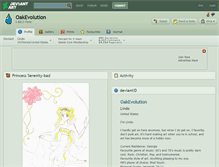 Tablet Screenshot of oakevolution.deviantart.com