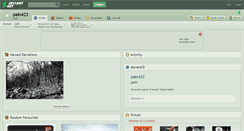 Desktop Screenshot of pain423.deviantart.com