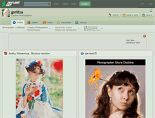 Tablet Screenshot of gorlitsa.deviantart.com