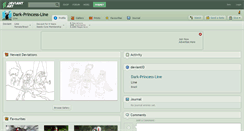 Desktop Screenshot of dark-princess-line.deviantart.com