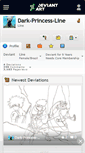 Mobile Screenshot of dark-princess-line.deviantart.com