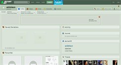 Desktop Screenshot of anklelace.deviantart.com
