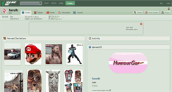 Desktop Screenshot of bensib.deviantart.com