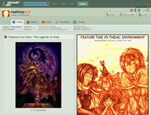 Tablet Screenshot of neshirys.deviantart.com