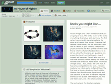 Tablet Screenshot of my-house-of-night.deviantart.com