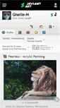 Mobile Screenshot of giselle-m.deviantart.com