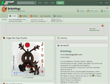 Tablet Screenshot of britewingz.deviantart.com