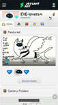 Mobile Screenshot of eve-lovers.deviantart.com