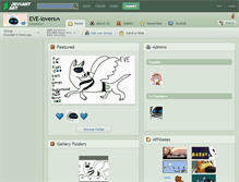 Tablet Screenshot of eve-lovers.deviantart.com