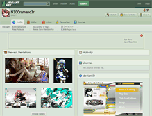 Tablet Screenshot of n30cramanc3r.deviantart.com