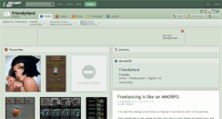 Desktop Screenshot of friendlyhand.deviantart.com