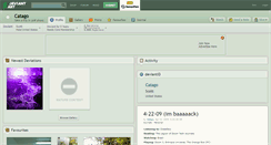 Desktop Screenshot of catago.deviantart.com