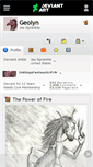 Mobile Screenshot of geolyn.deviantart.com