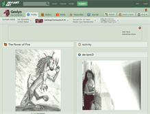 Tablet Screenshot of geolyn.deviantart.com