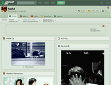 Tablet Screenshot of hach4.deviantart.com