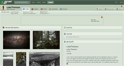 Desktop Screenshot of lukethomson.deviantart.com