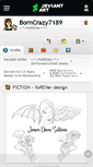 Mobile Screenshot of borncrazy7189.deviantart.com