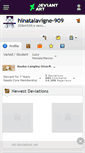 Mobile Screenshot of hinatalavigne-909.deviantart.com