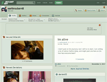 Tablet Screenshot of earthrocker48.deviantart.com