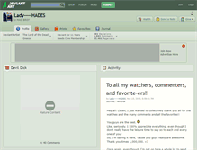 Tablet Screenshot of lady-----hades.deviantart.com