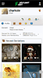 Mobile Screenshot of charkole.deviantart.com