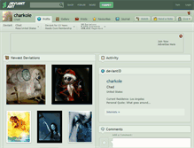 Tablet Screenshot of charkole.deviantart.com