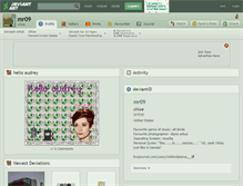 Tablet Screenshot of mr09.deviantart.com