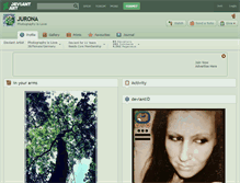 Tablet Screenshot of jurona.deviantart.com