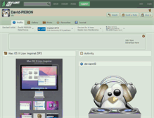 Tablet Screenshot of david-pieron.deviantart.com