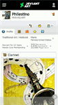 Mobile Screenshot of philestino.deviantart.com