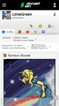 Mobile Screenshot of limegreen.deviantart.com