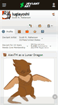 Mobile Screenshot of lugiayoshi.deviantart.com