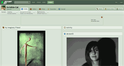 Desktop Screenshot of invisible-cat.deviantart.com