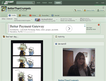 Tablet Screenshot of betterthancrumpets.deviantart.com