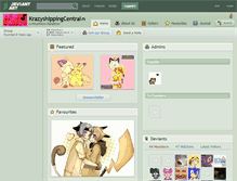 Tablet Screenshot of krazyshippingcentral.deviantart.com