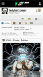 Mobile Screenshot of ladybattousai.deviantart.com