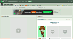 Desktop Screenshot of mistressarachnia.deviantart.com
