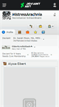 Mobile Screenshot of mistressarachnia.deviantart.com