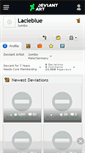 Mobile Screenshot of lacieblue.deviantart.com