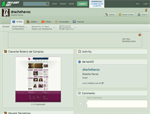 Tablet Screenshot of drachehavoc.deviantart.com